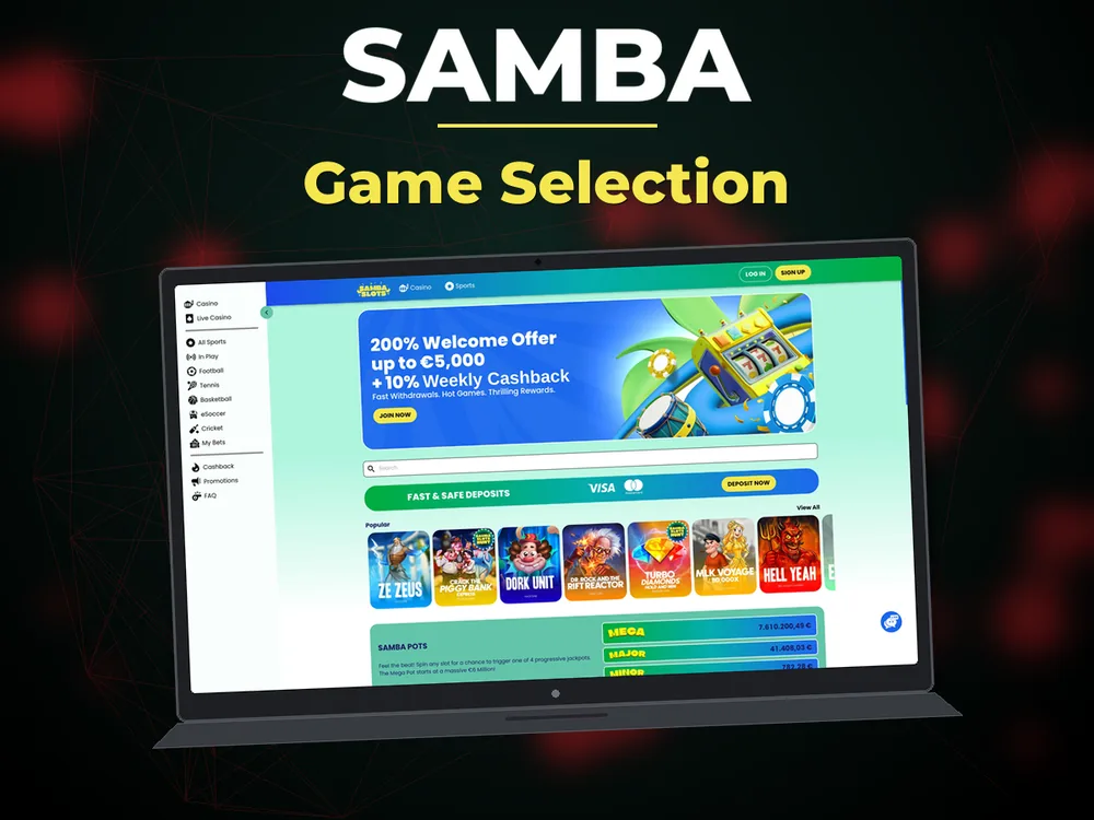 Samba - Game Selection