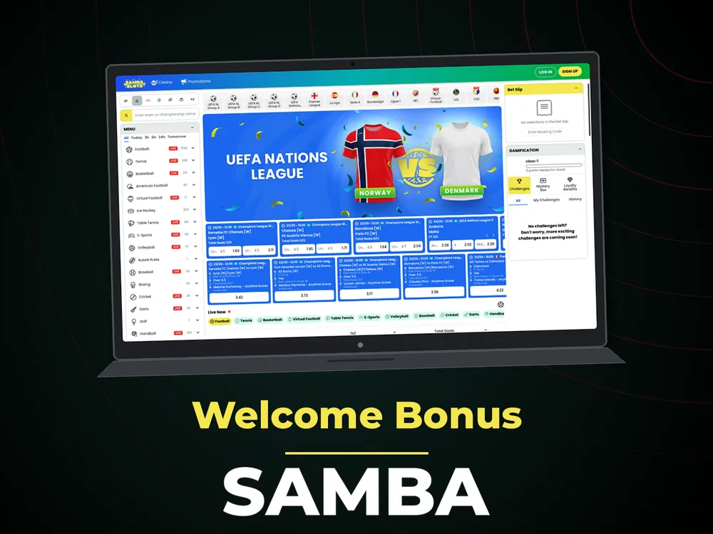 Samba - Welcome Bonus