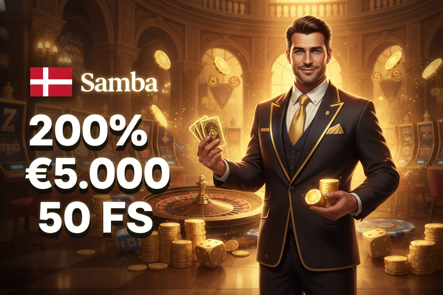 Samba Officiel Hjemmeside: Casino Slots Live Bordspil Danmark 2026